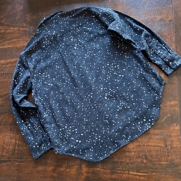 MADEWELL Oversized Ex-Boyfriend Shirt in Star Print Size Small - Picture 7 of 16